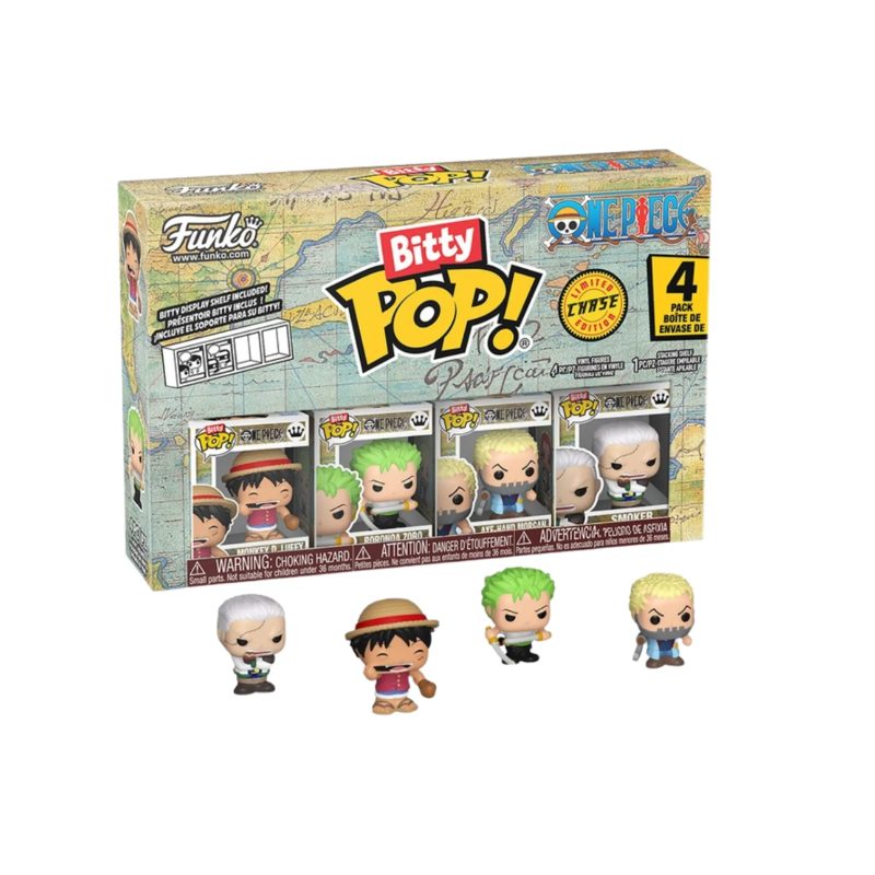 Funko Bitty Pop! One Piece 4 Pack – Mini Figuras Coleccionables