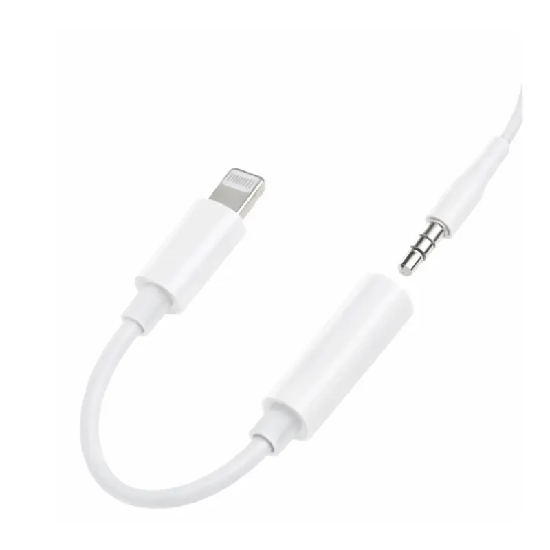 Adaptador Audio Jack 3.5mm - Lightning compatible con Apple iPhone